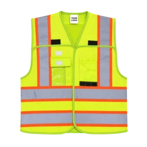 Hi‑Vis FLOURCENT Mesh Safety Vest