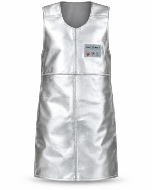 FWT-7003 ALUMINIZED MOLTEN METAL AND HEAT RESISTANT SAFETY APRON